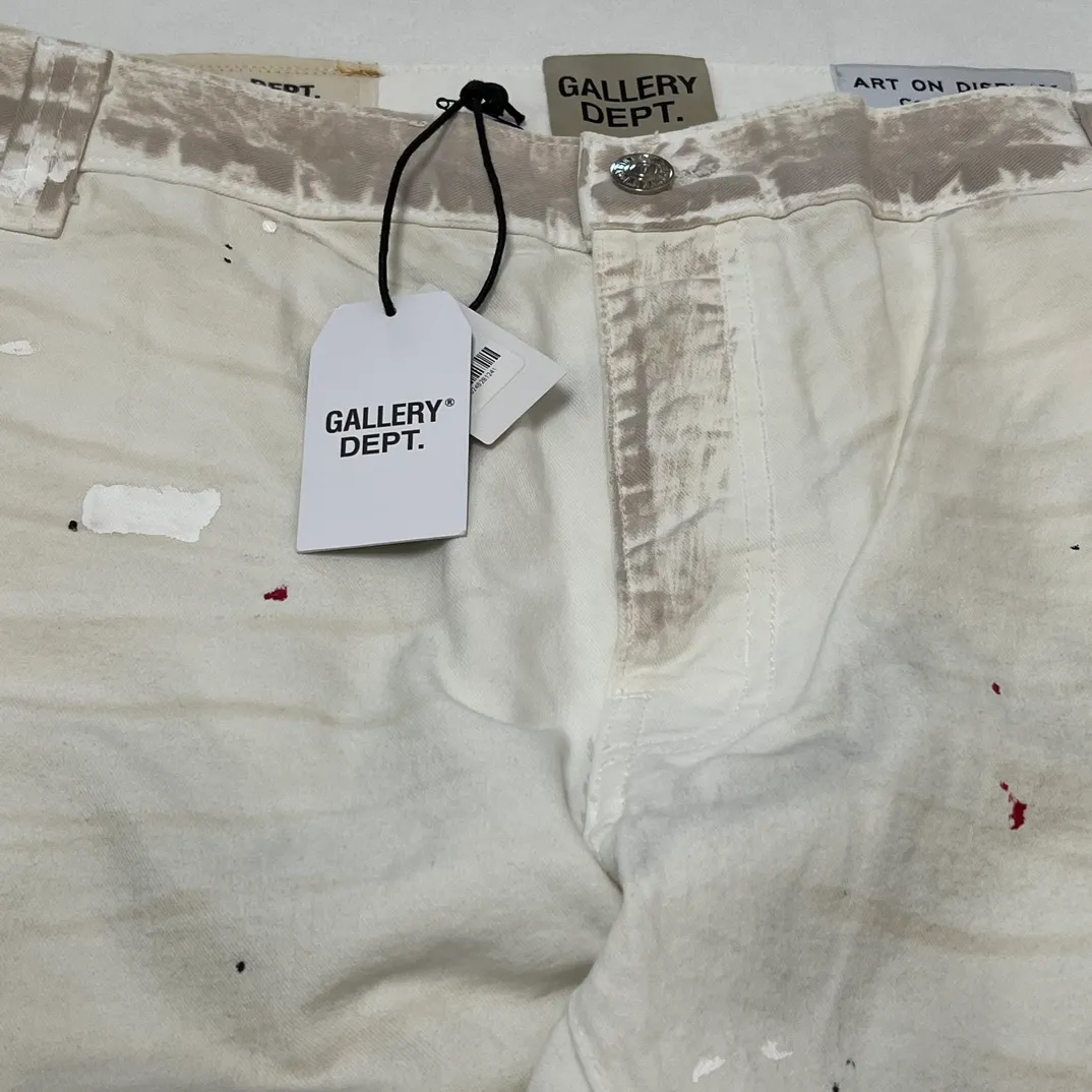 Mold opening and customization of auxiliary materials! Correct version! GALLERY DEPT. PAINTED CARPENTER FLARE graffiti logging pants 30/32/34/36 size